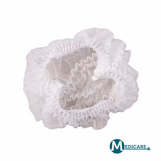 의료 기기, 부직포 일회용 의료 헤드기어, 재고 판매용 불룩한 캡 클립 캡, CE/FDA